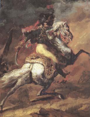 Theodore   Gericault Chasseur of the Imperial Guard,Charging (mk10) Germany oil painting art